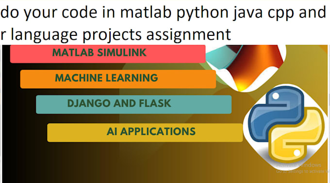 do your code in matlab python java cpp and r language projects assignment