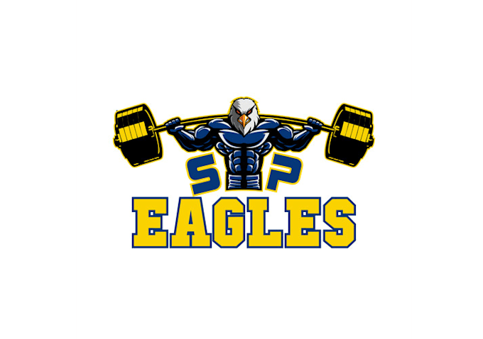 design powerful and accurate lifting weights logo