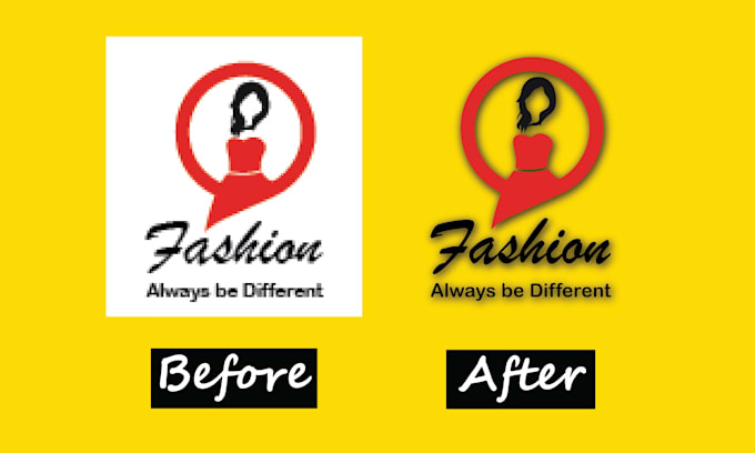 rebuild, recreate or revamp your low resolution logo