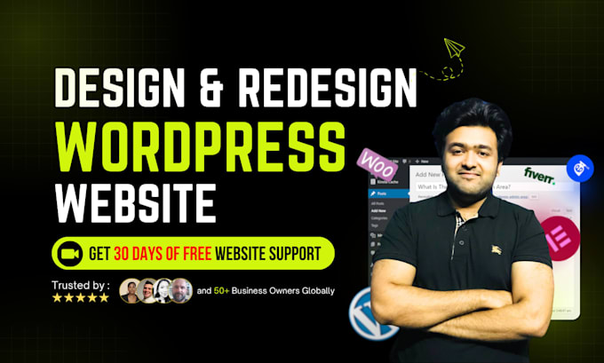 build wordpress website redesign using elementor pro and woocommerce
