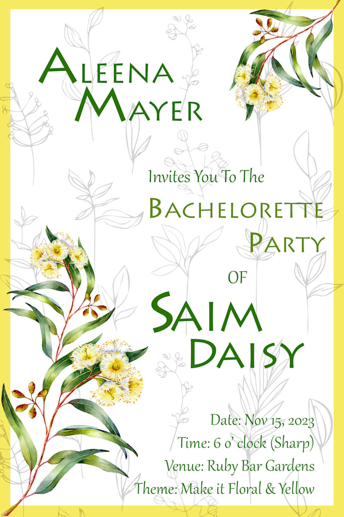 invites for your special day