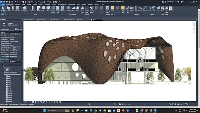 create bim revit 3d modeling and 2d floor plan