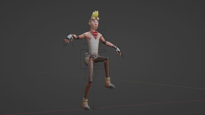 Do 3d perfect character rigging in blender by Piestudio5 | Fiverr
