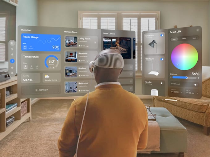 do virtual reality, augmented reality, 360 walkthrough, fitting room, web  ar, xr