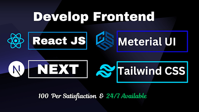 Build react js next js website with tailwind css by Usman33246 | Fiverr