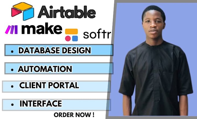 setup airtable database, automation, softr webapp, be your airtable expert