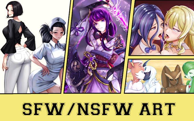 draw nsfw,sfw, anime art, character art, fanart