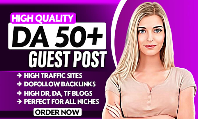 write and publish high da guest post with SEO quality guest posting
