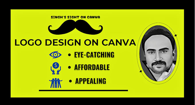 design eye catching affordable logo created with canva