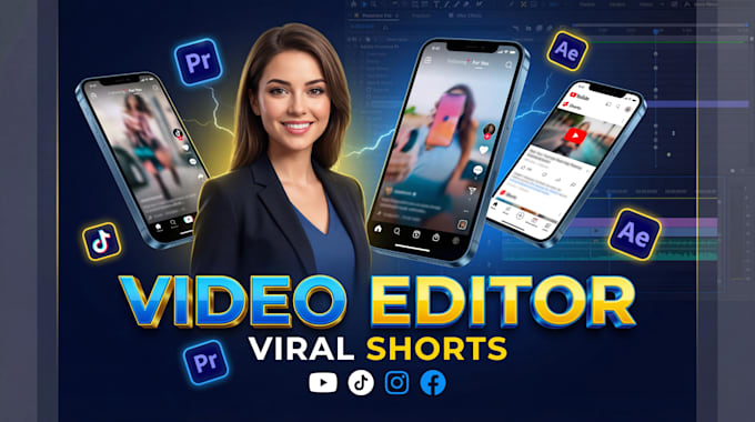 edit viral short ads, youtube videos, and corporate videos professionally
