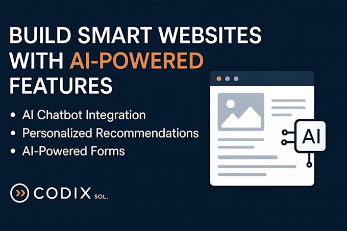 build smart websites with ai powered features
