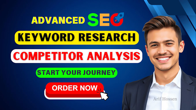 do advanced SEO keyword research and competitor analysis