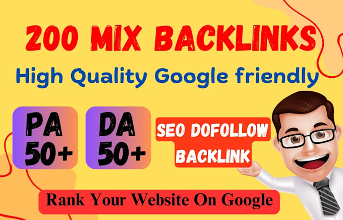 create 100 anchor text and profile mix SEO backlinks, link building rank google