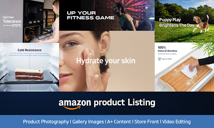 design amazon product listing images and infographics