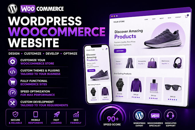 develop and customize your woocommerce website