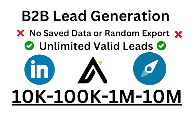 do b2b lead generation with your targeted criteria in a short timer