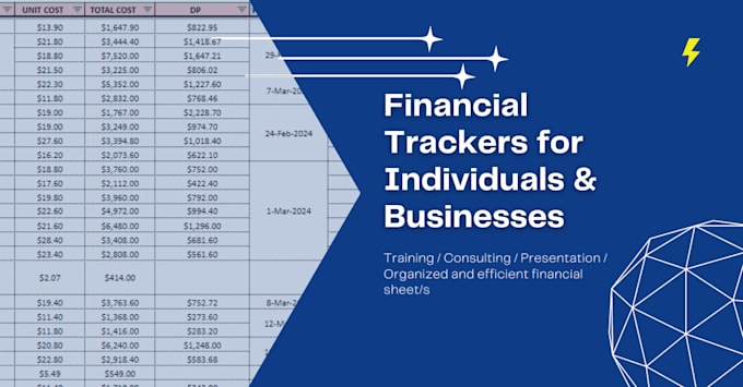 do your personal or business financial tracker