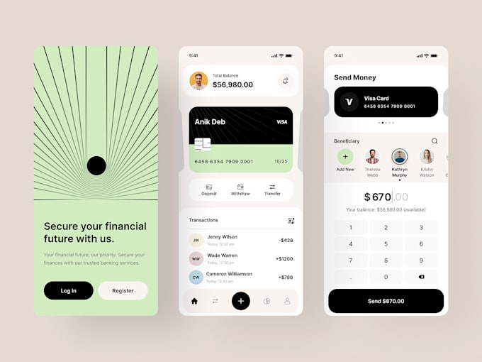 create money transfer app, bills payment, ewallet, payment app