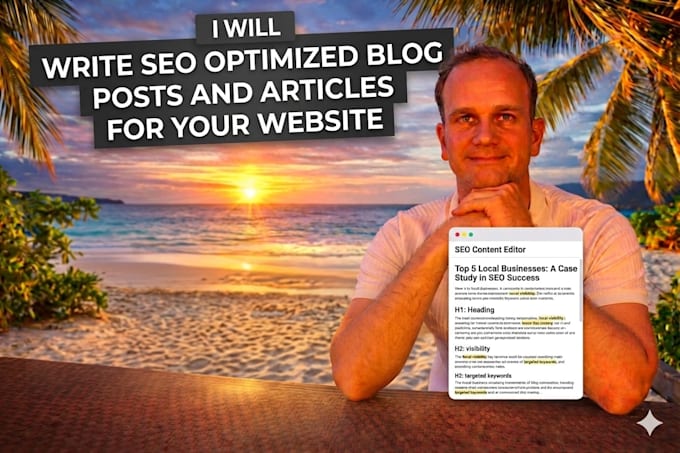 write SEO and ai search optimized blog articles