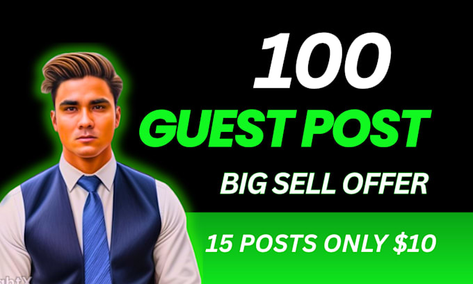 do 100 guest post backlinks, niche edits, guest blogging  on da55 sites