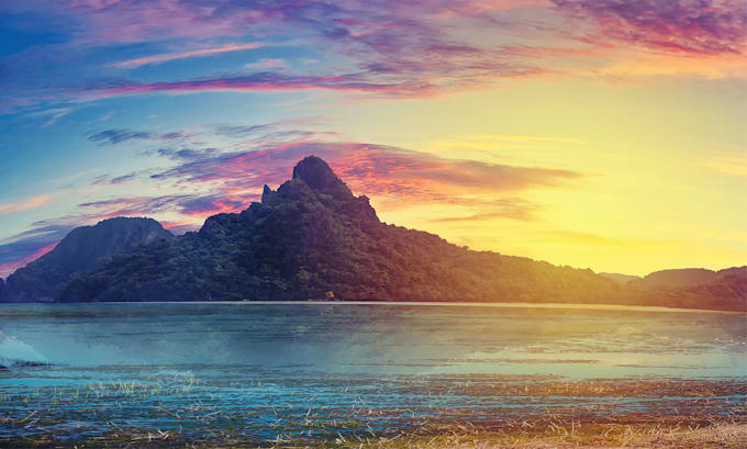 create cinematic matte paintings in movie scenes