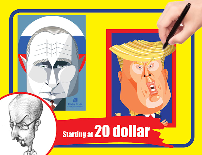 create funny popart characters, for you