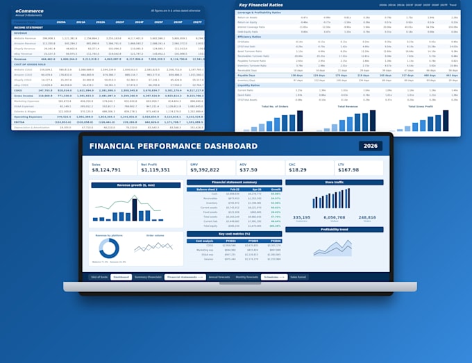 build financial models financial projections and forecasts