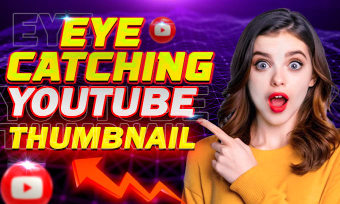 design attractive engaging, clickbait youtube thumbnail