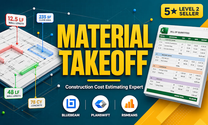 do quantity takeoff and construction cost estimation
