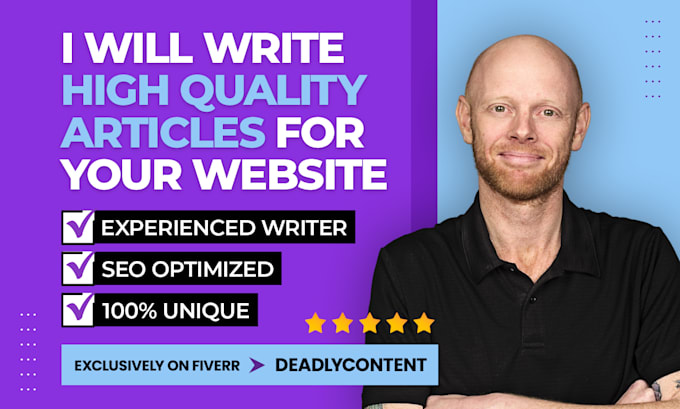write engaging SEO articles for your website