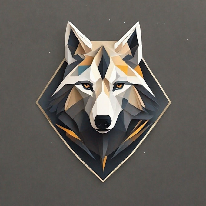 create unique geometric logo for you
