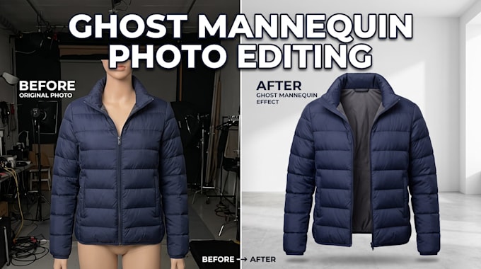 do professional ghost mannequin and symmetrical neck joint editing