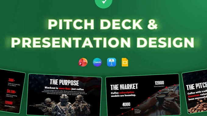 design powerpoint presentation or google slides