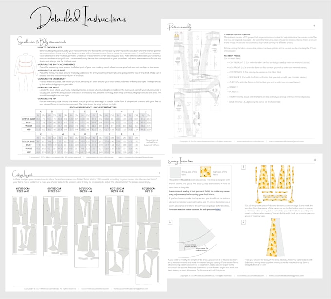 illustrate your sewing pattern instructions