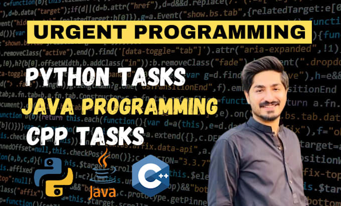 Be your dedicated python, java, cpp programmer by Junaidahmad996 | Fiverr