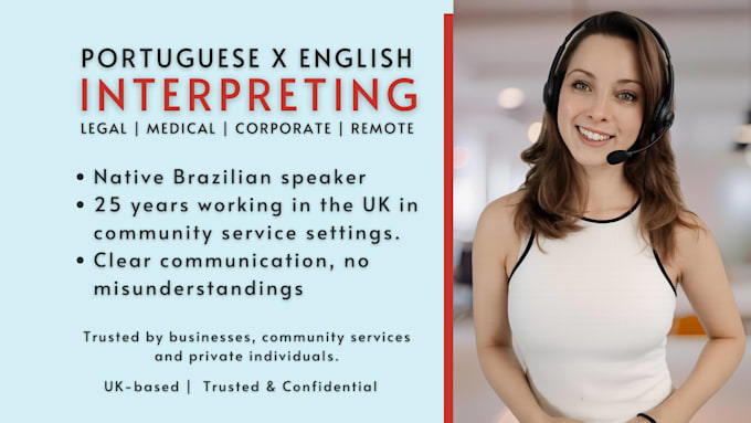 interpret english x portuguese remote meeting l  ingles x portugues interprete
