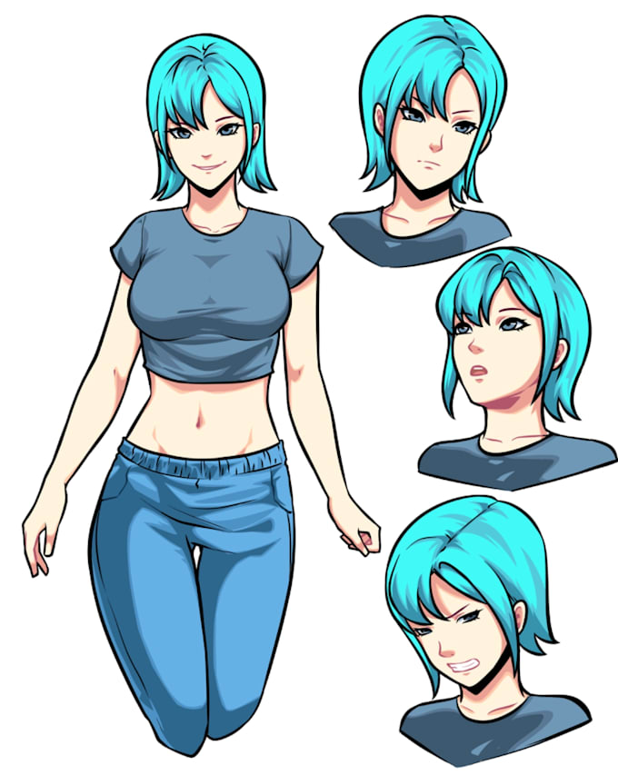 make character design for dnd, vtuber, game