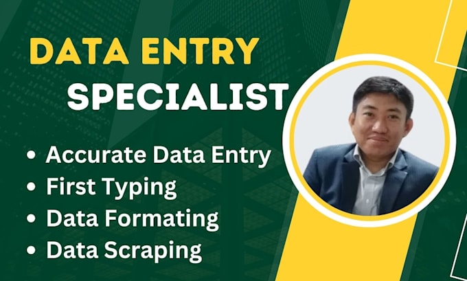 do accurate data entry, fast typing and copy pest job