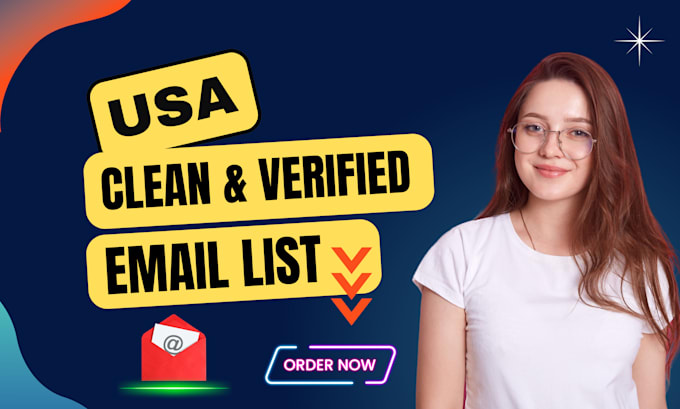 find niche targeted clean usa email address list building