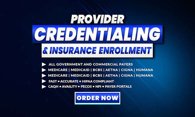 do provider credentialing, insurance enrollment and contracting