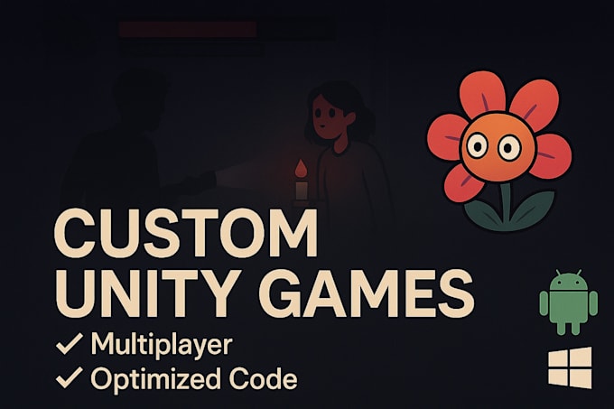 Develop and customize multiplayer unity games by Robinhodev | Fiverr