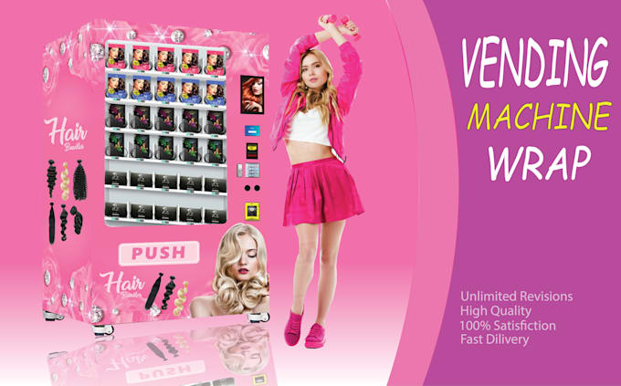 create a premium vending machine wrap for your business