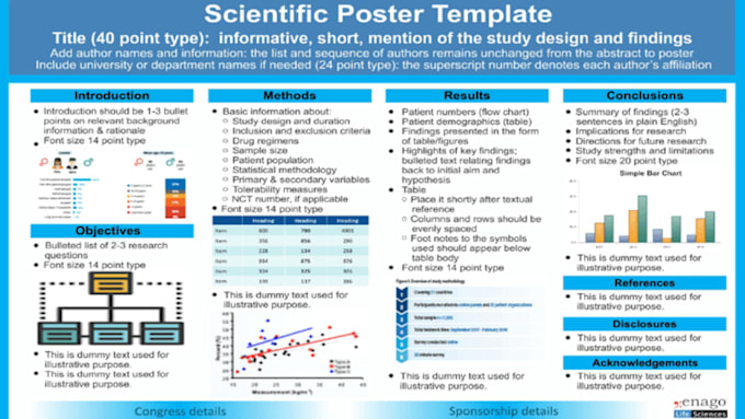 make professional research scientific poster for you