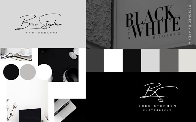 craft modern visual brand identity and style guide