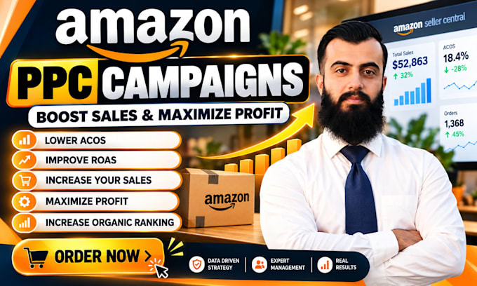 setup optimize and manage amazon PPC campaigns sponsored ads