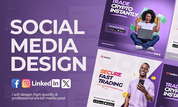 design custom social media posts for all platforms fast delivery