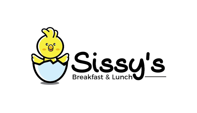 design modern breakfast and lunch logo