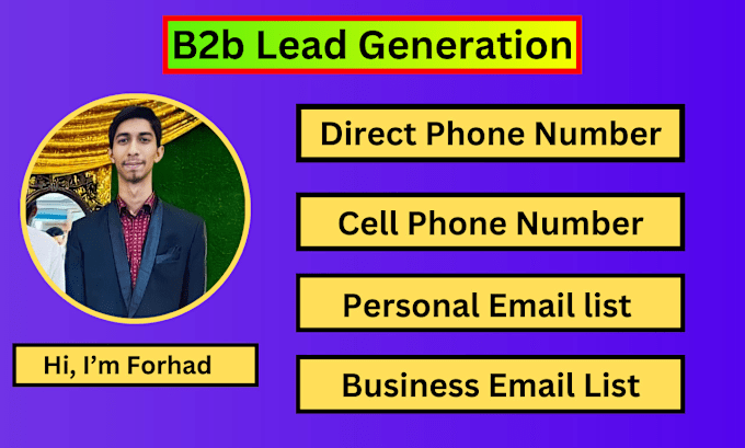 do b2b lead generation direct phone cell phone mobile phone number