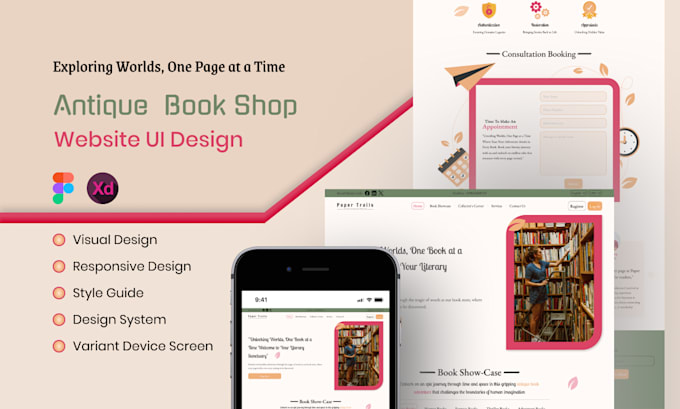 be creating website design and website redesign in figma