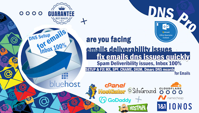 quickly fix your a, mx, spf, dkim and dmarc dns records